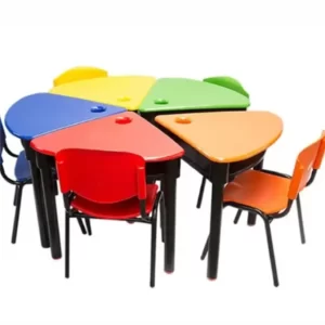 JUEGO x5 MESAS CON SILLA